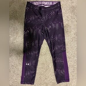 Under Armour Purple Leggings Small